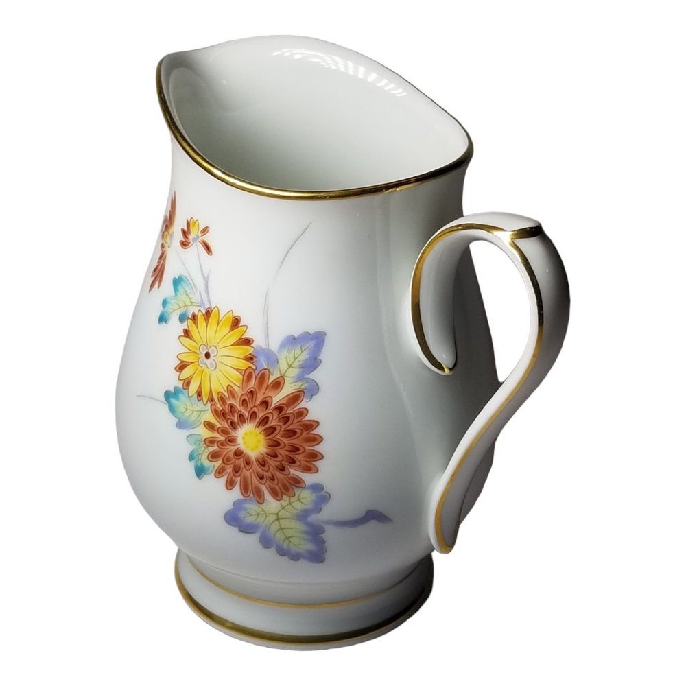 Noritake Ming White Bone China PitFloral & Gold Trim Vintage Pattern Japan 2931 - Picture 6 of 6